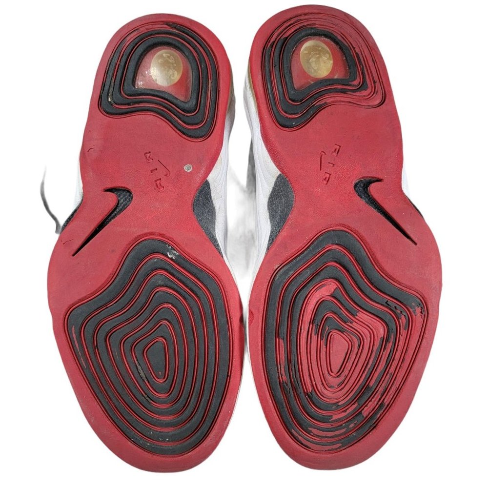 Nike Air Penny II Miami Heat Kids Black White Red - Picture 9 of 9